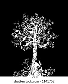 Vector creative graphic- Magic tree