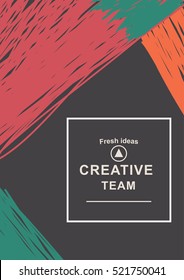 Vector creative greeting cards template. Retro style background. Element design for posters, birthday, banner, party, wedding