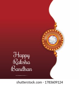 vector creative  illustration of decorated rakhi for Indian festival raksha bandhan 
