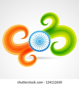 vector creative indian flag design