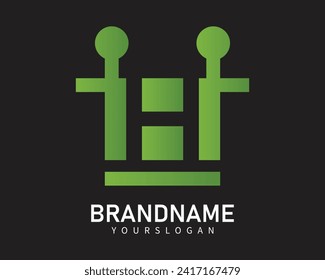 vector creative letter h logo design