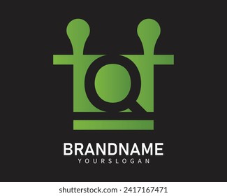 vector creative letter q logo design