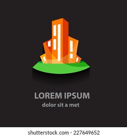 Vector creative logo building. Modern architecture design for your business