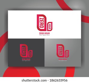 Vector creative logo, Three color variations, Modern design concept, logo, corporate logo design template.