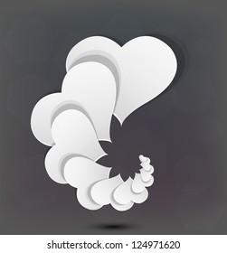 vector creative love background. Eps10