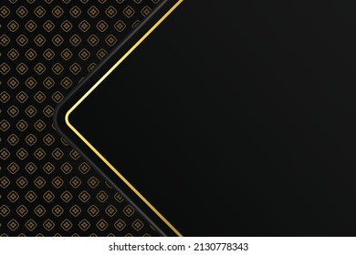 Vector creative metallic grey innovation concept. Plate metallic with line thai