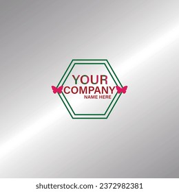 Vector creative, minimalist, brand identifier logo design illustration.