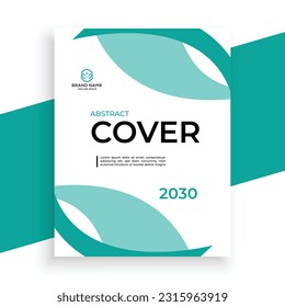 plantilla de diseño de portada de libros vectorial creativo y moderno