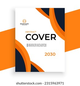 vector creative and  modern book cover design template