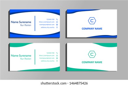 vector creative and modern business card template