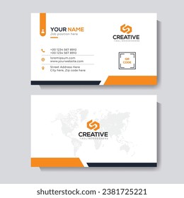Vector creative modern business card