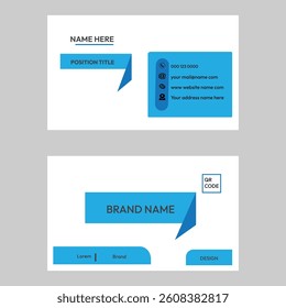 Vector creative modern business card design template