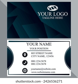 Vector Creative Modern and Clean Business Card Template. Simple name card for business.