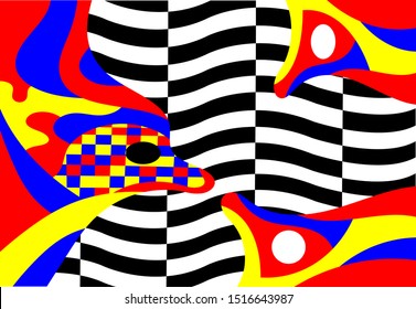 Vector of creative modern colorful abstract background template with simple style in eps 10. Easy to change colors.