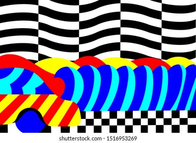 Vector of creative modern colorful abstract background template with simple style in eps 10. Easy to change colors.