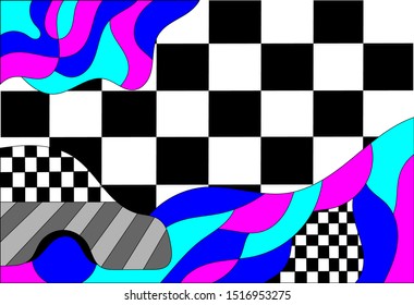 Vector of creative modern colorful abstract background template with simple style in eps 10. Easy to change colors.
