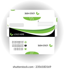 Vector creative modern envelope template
