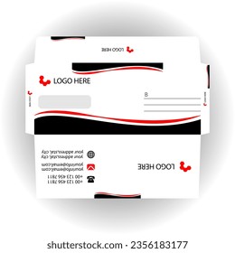 Vector creative modern envelope template
