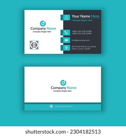 Vector creative modern professional business card template design