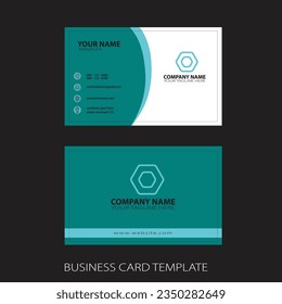 Vector creative modern professional business card template design
