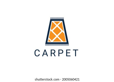 Vector creative motif carpet logo