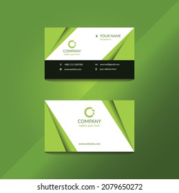 Vector Creative and Professional  Business Card Template with Beautiful Background and Mockup.