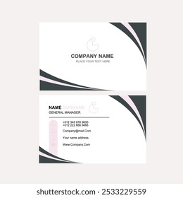 Vector creative professional business card 