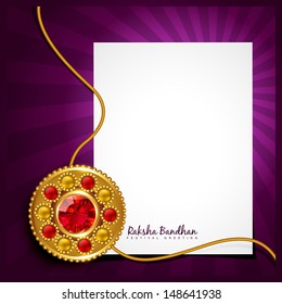 fondo de bandhan de raksha creativo vectorial