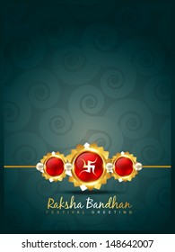 vector creative raksha bandhan background