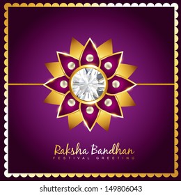 vector creative raksha bandhan background
