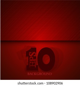 Vector creative red abstract background. Eps 10