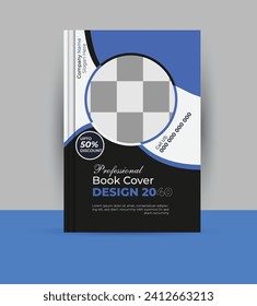 Vector creative report business book cover design and modern company profile brochure cover template