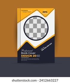 Vector creative report business book cover design and modern company profile brochure cover template