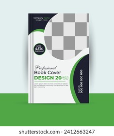 Vector creative report business book cover design and modern company profile brochure cover template