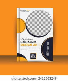 Vector creative report business book cover design and modern company profile brochure cover template