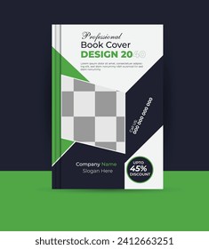 Vector creative report business book cover design and modern company profile brochure cover template