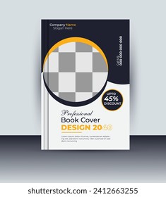 Vector creative report business book cover design and modern company profile brochure cover template