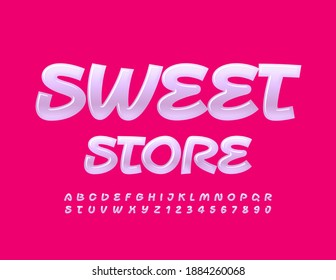 Vector Creative Sign Sweet Store Candy Stock Vector (Royalty Free ...