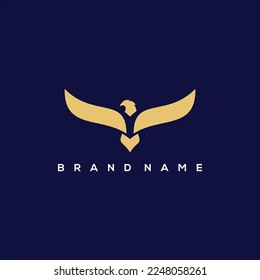 Vector creative simple Eagle logo