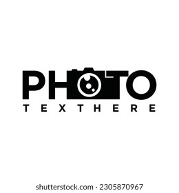 Vector creative studio photography logo design 