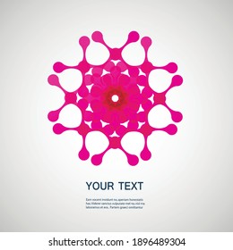 Vector creative technology and molecule icon eps10