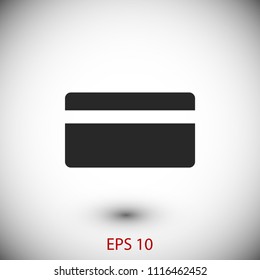 Vector credit card icon, 

Vector EPS 10 illustration style