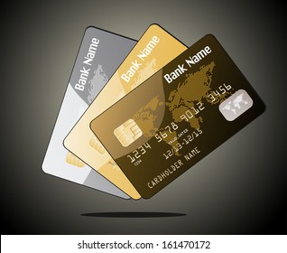 Vector credit cards