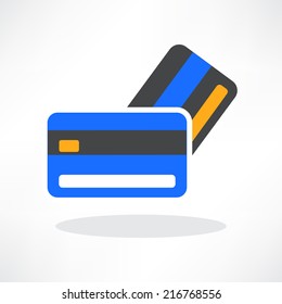 vector credit cards icon design element.
