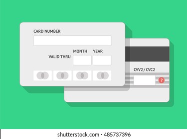 Vector credit debit card design template, To using for commercial, business, advertising, information, financial, illustration. Pattern web pay. 