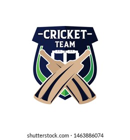 Vector - Cricket Sport Vector Logo Silhouette Design Template