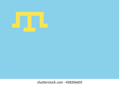 Vector Crimean Tatar flag