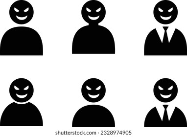 Vector Criminal Variations Pictogram Set