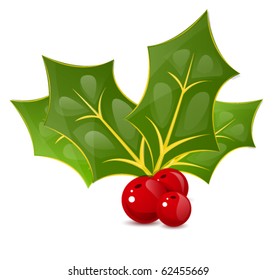 vector cristmas berry. eps10