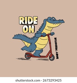 vector of crocodile, cute vector, animal, design graphic illustration